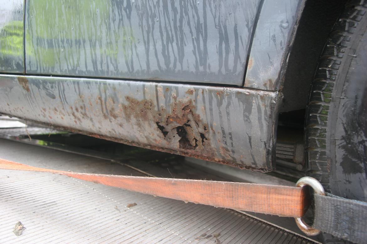 1961 Hillman Minx projekt - Et af de værste steder på bilen billede 14