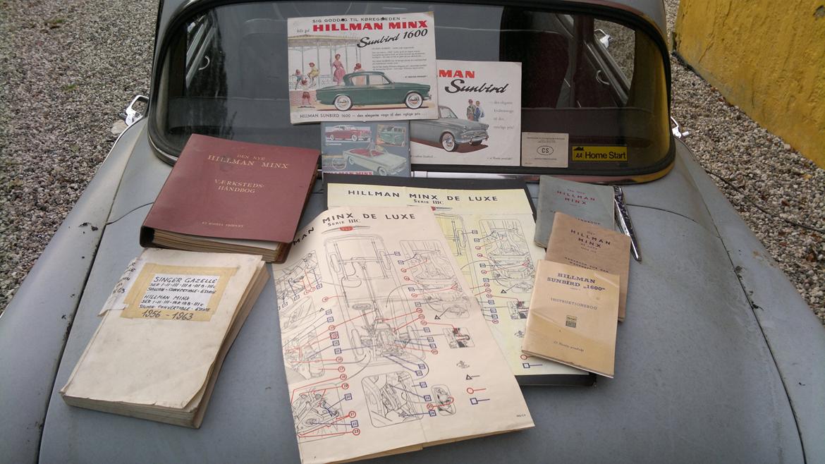1961 Hillman Minx projekt - Alle mine manualer og reklamer... billede 39