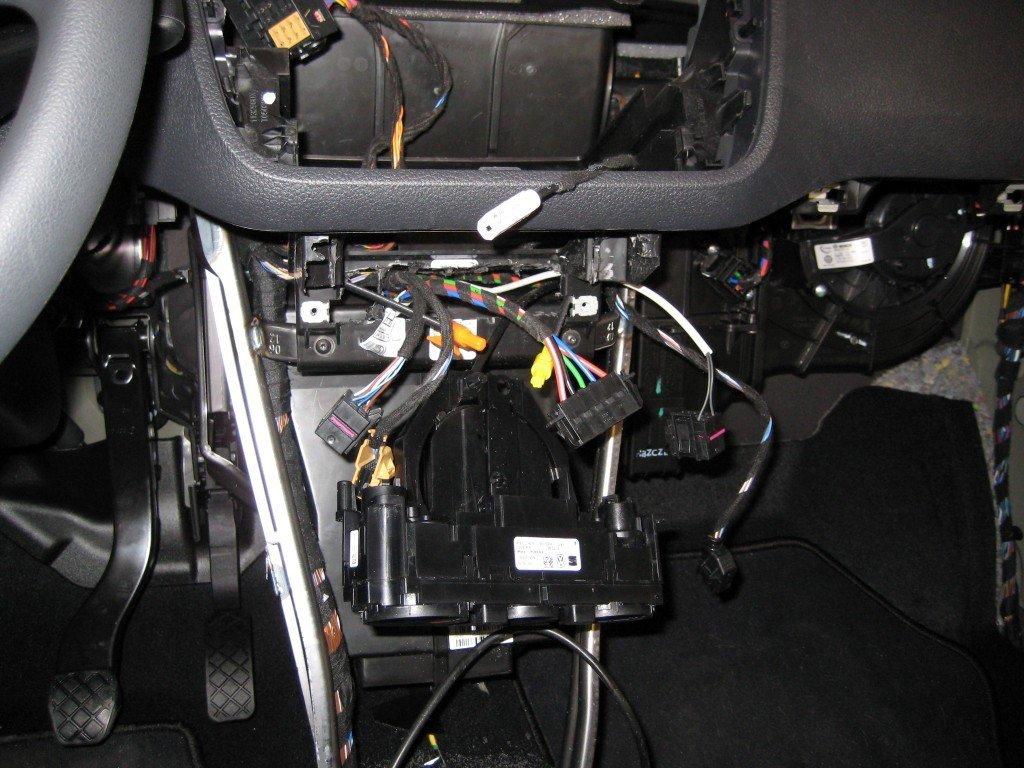 VW UP! 2DIN ombygning billede 8