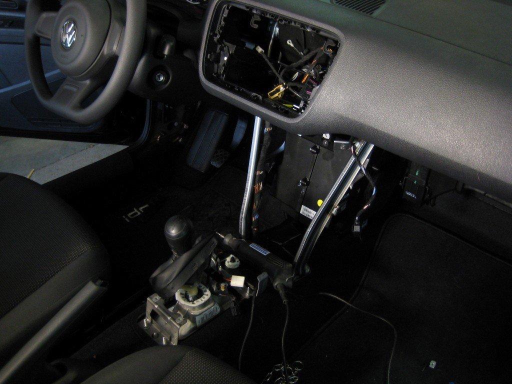 VW UP! 2DIN ombygning billede 9