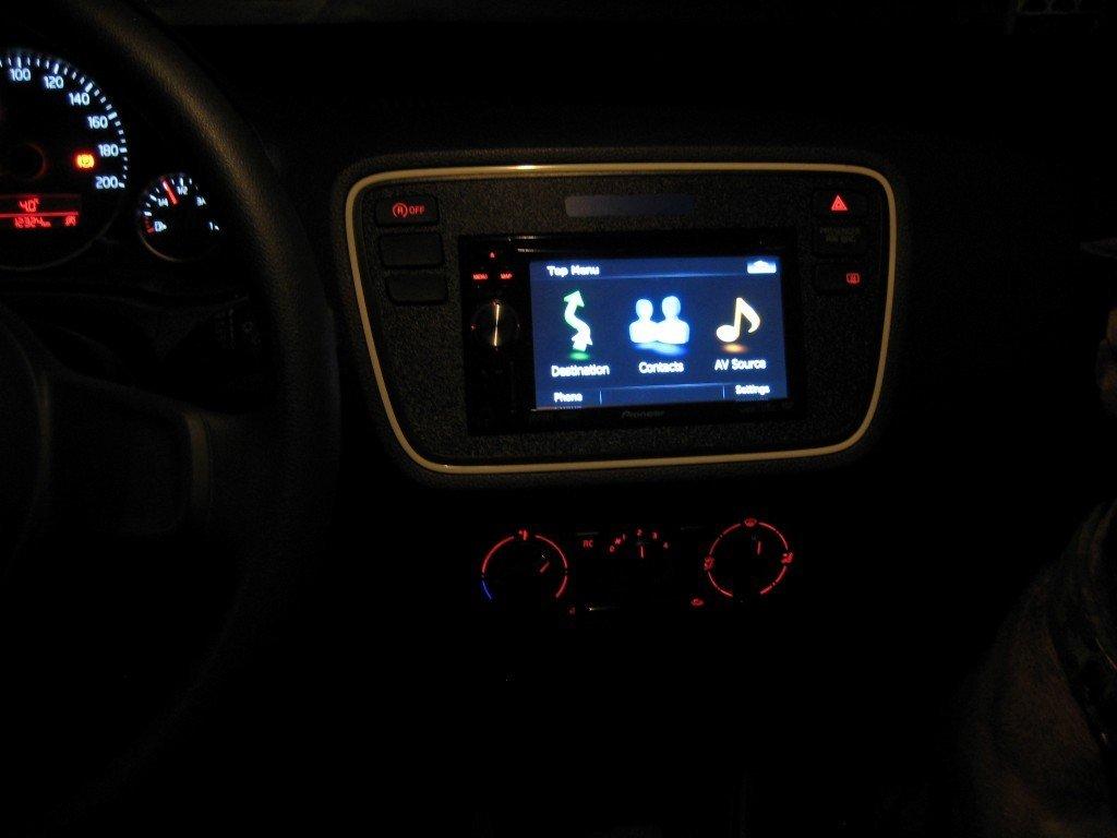 VW UP! 2DIN ombygning billede 43