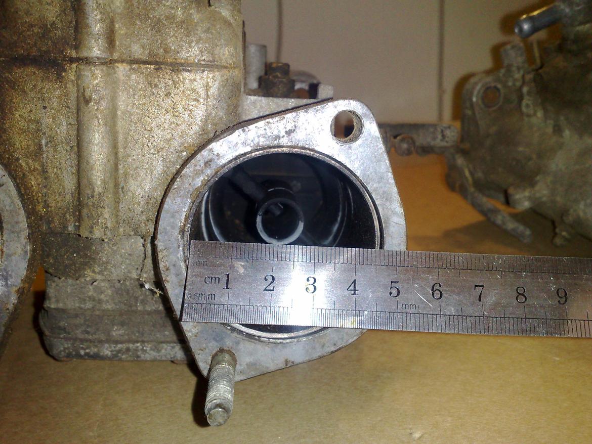  dobbelt 45mm solex karburator  billede 2