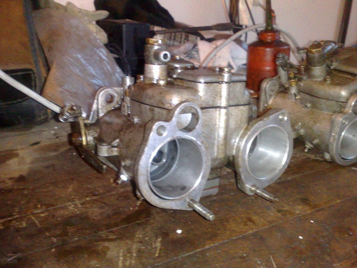  dobbelt 45mm solex karburator  billede 4