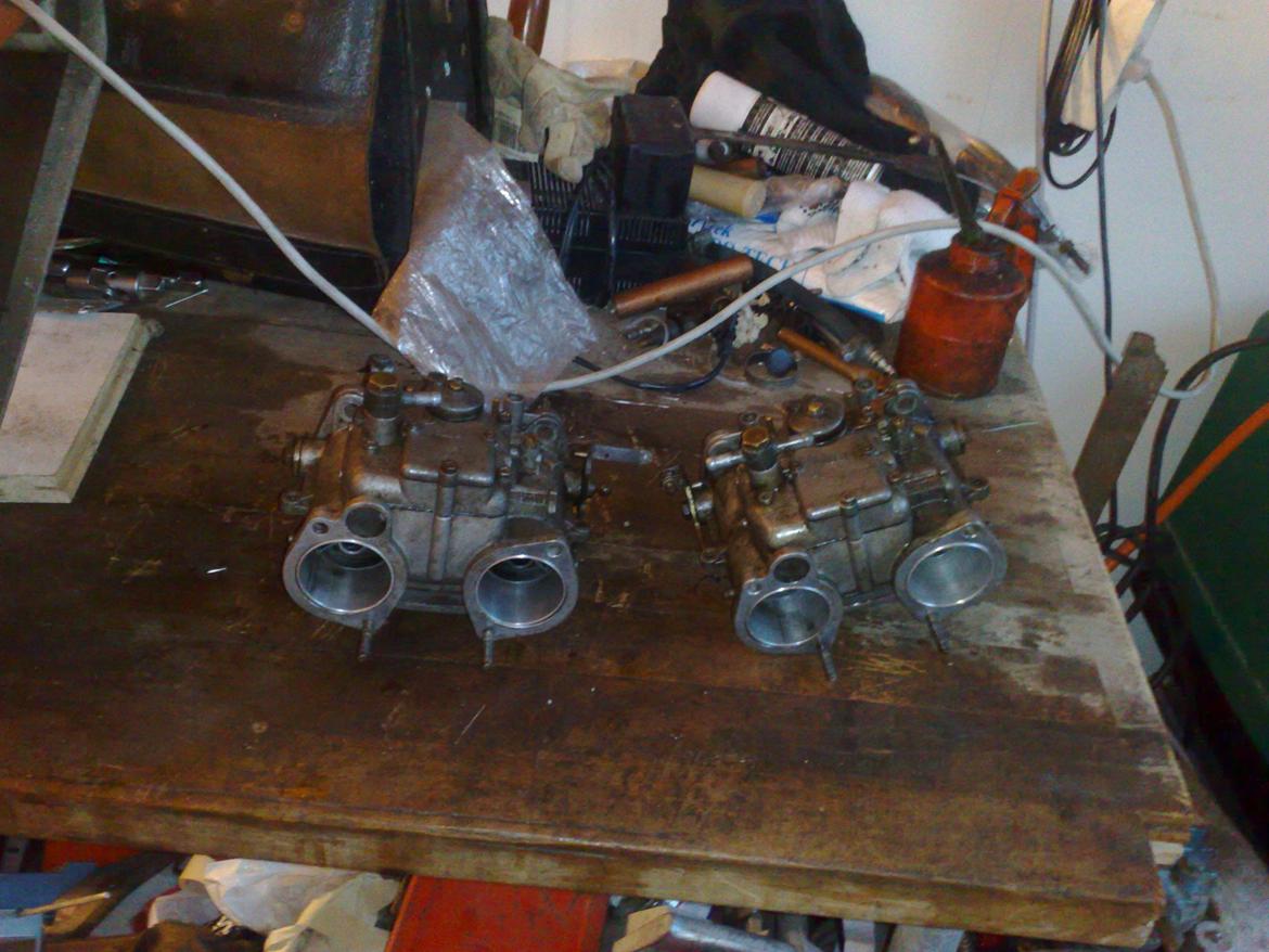  dobbelt 45mm solex karburator  billede 5