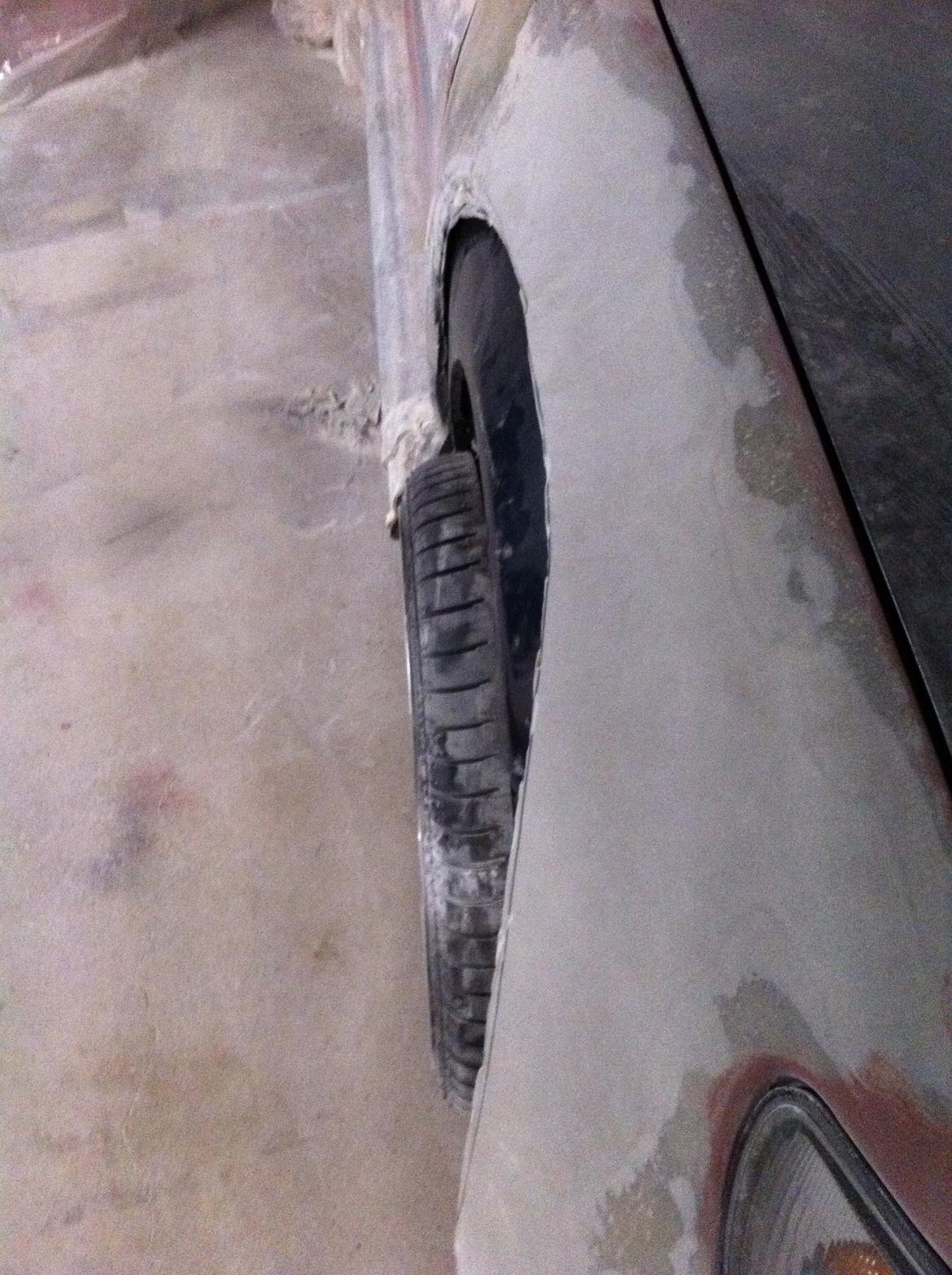 Carina E-xtreme - Samidig blev en original skærm tilpasset, så den kan blive synet engang. -her tydeligt hvor meget brede de skal være... billede 20