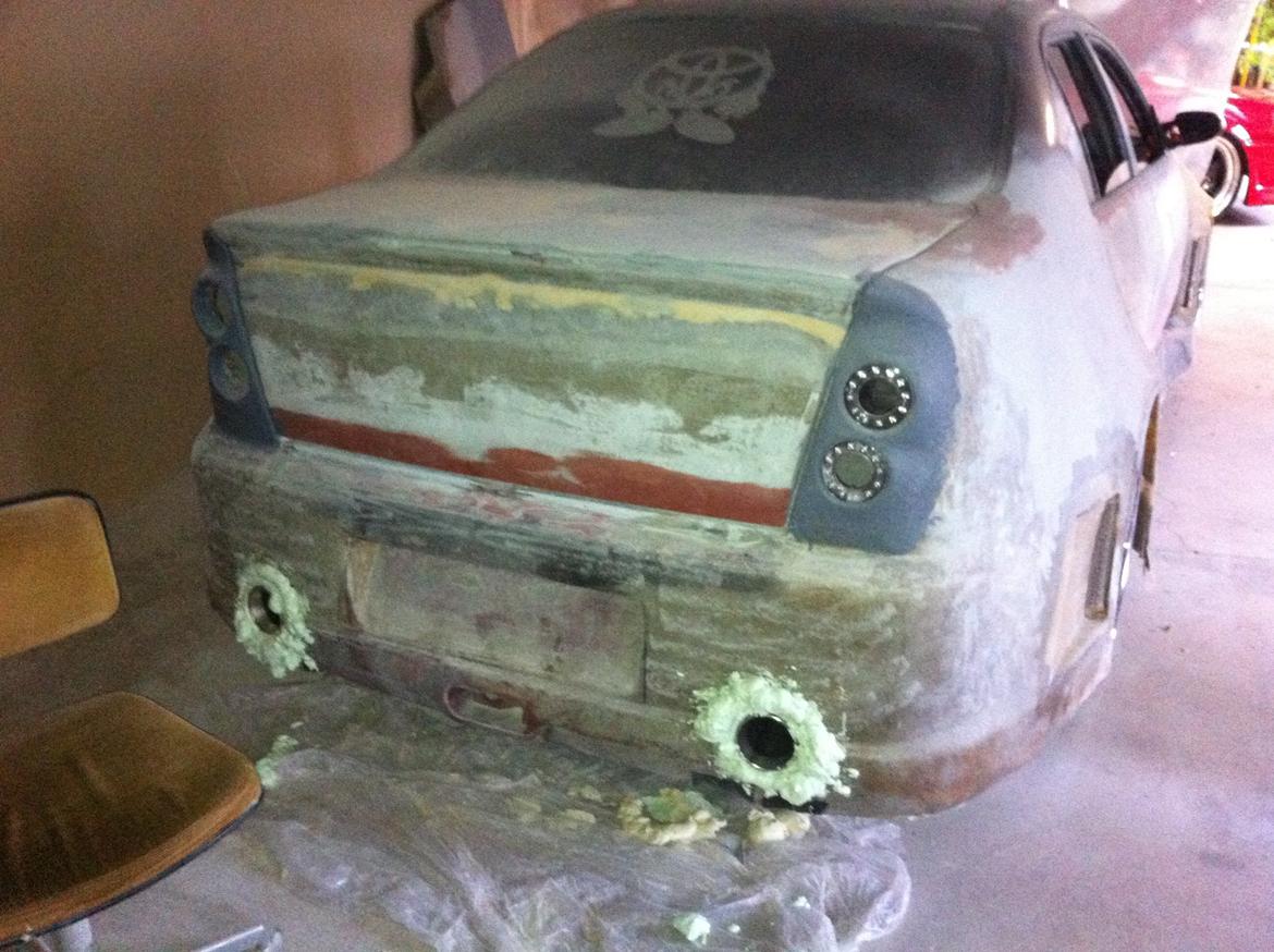 Carina E-xtreme - Jeg fik fat i en GTI udstødning, som jeg har indarbejdet i bagenden billede 28