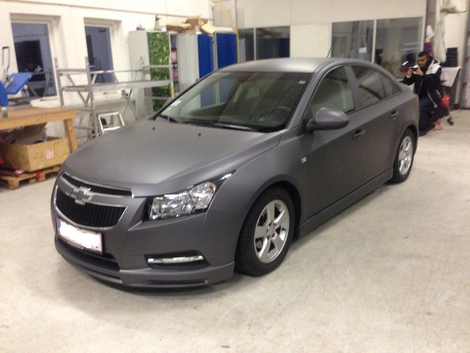 Bilen Folieret Matgrå billede 1