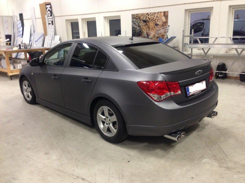 Bilen Folieret Matgrå billede 2