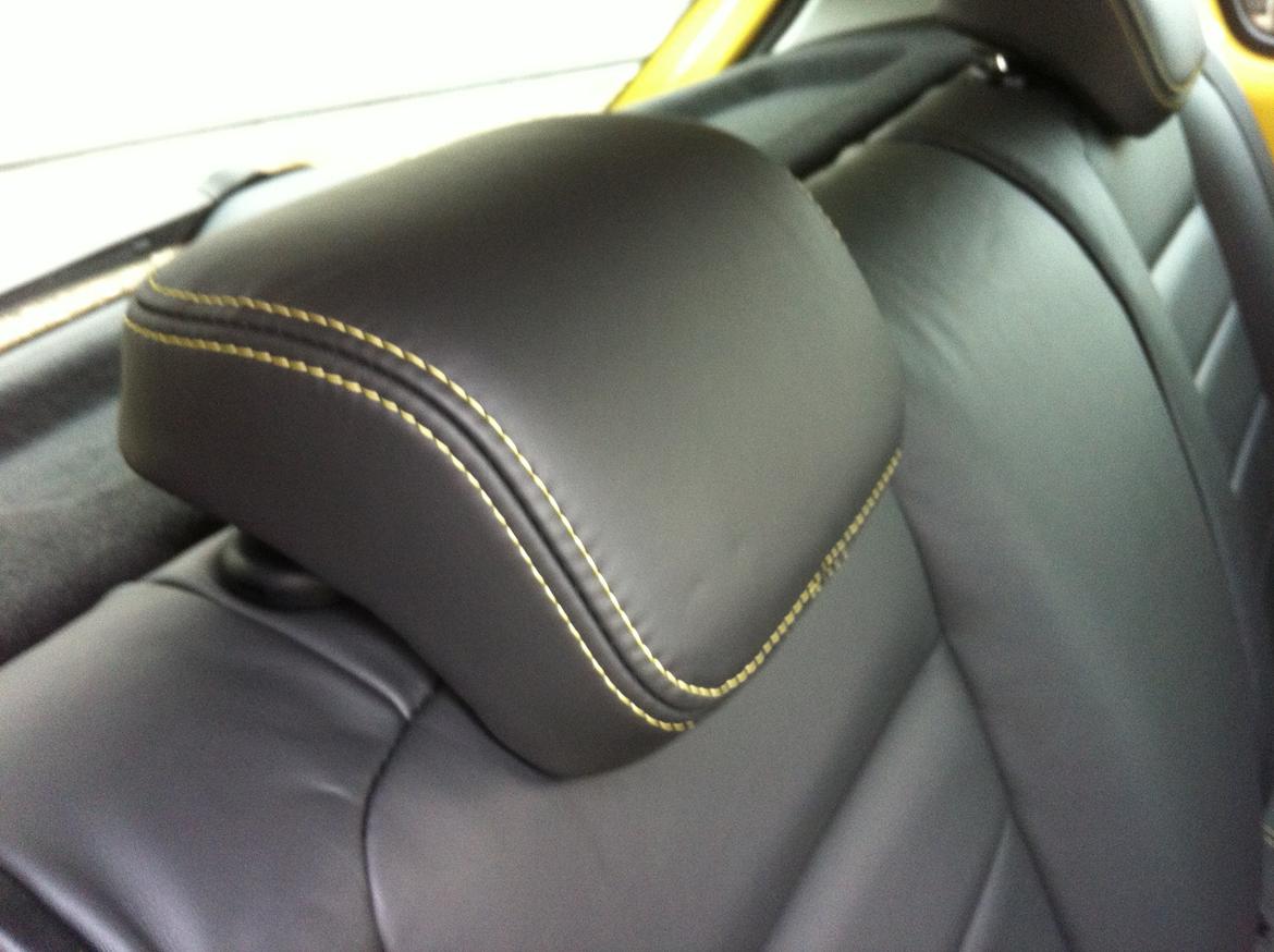 Læderkabine til Skoda Citigo 2012 - Nakkestøtte i bag billede 8