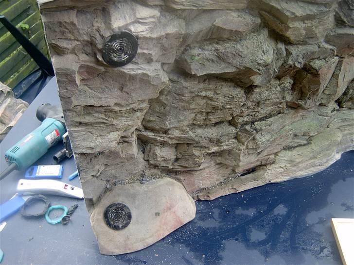 Opbygning af mit 720 L  - Så er der lavet huller til indsugningen. billede 4