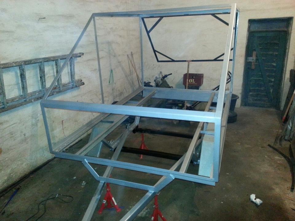 Projekt ''Gokart trailer'' 2013 - 1. gang maling.. ''silver'' billede 5