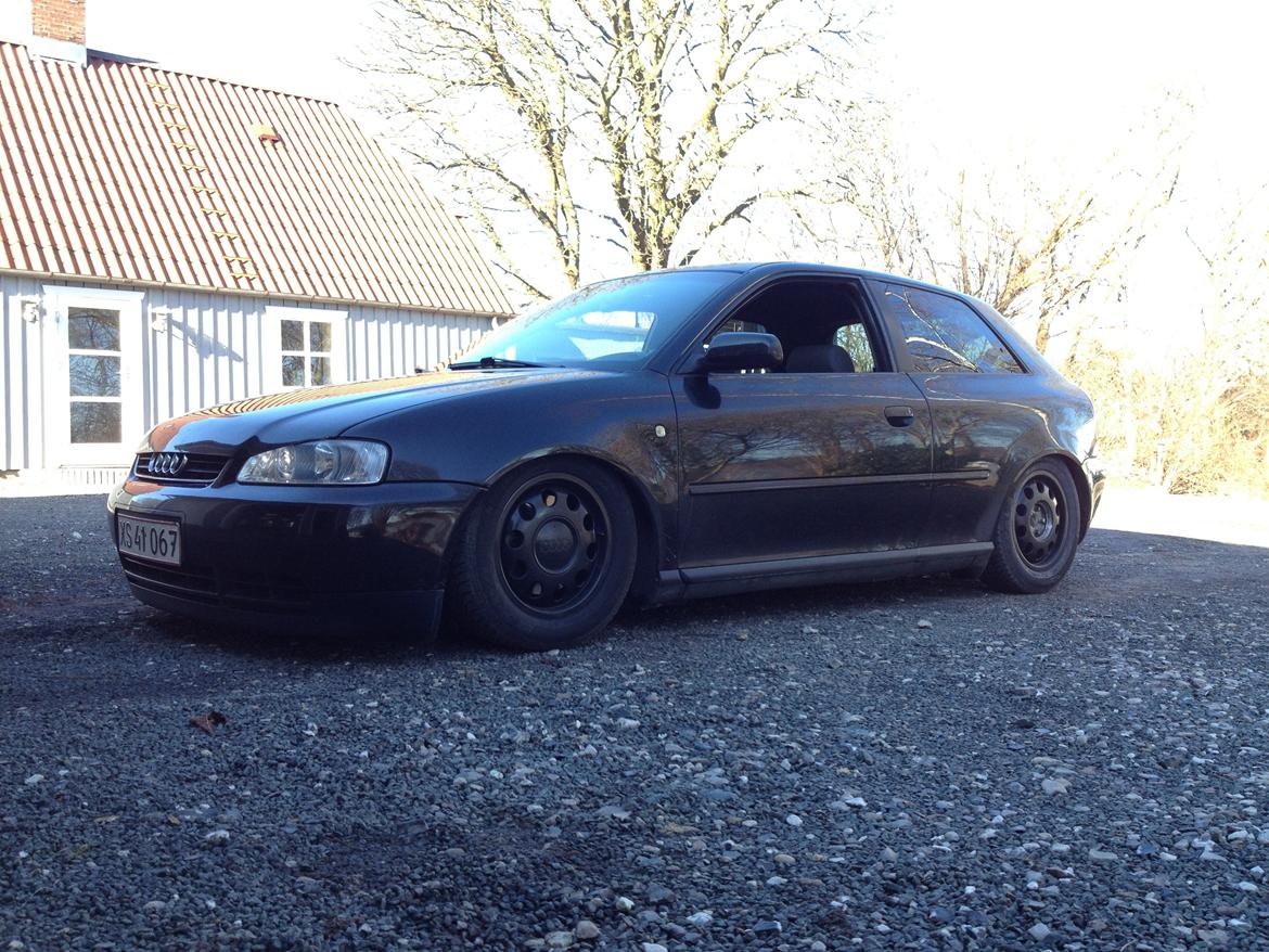 Audi A3 Airrider projekt - fra start til slut!!  - Luftundervognen blev monteret, og det spillede bare maks! alt for lækkert og fedt, en drøm siden jeg fik min første bil. billede 5