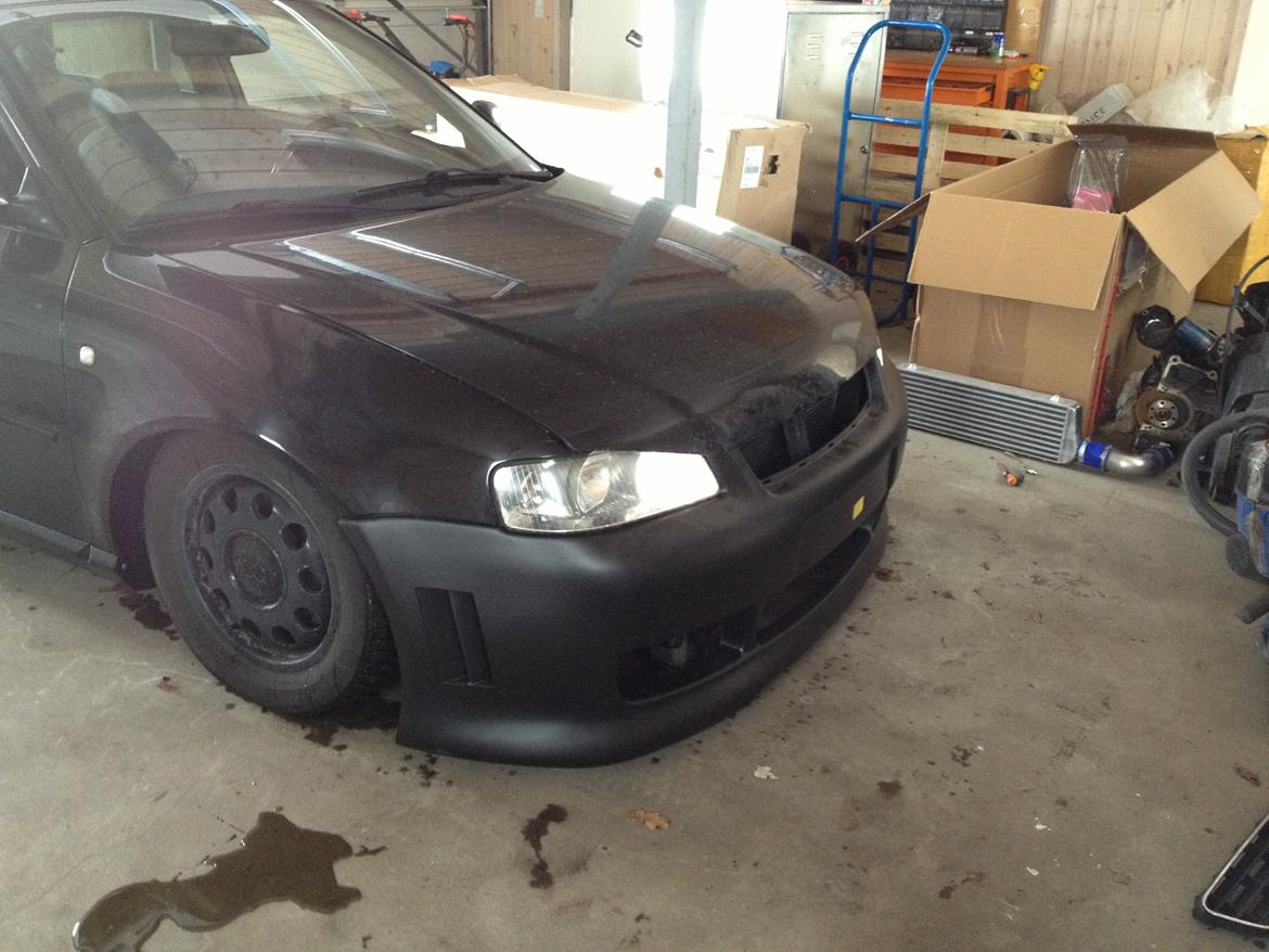 Audi A3 Airrider projekt - fra start til slut!!  - forkofanger prøvemonteret. billede 12