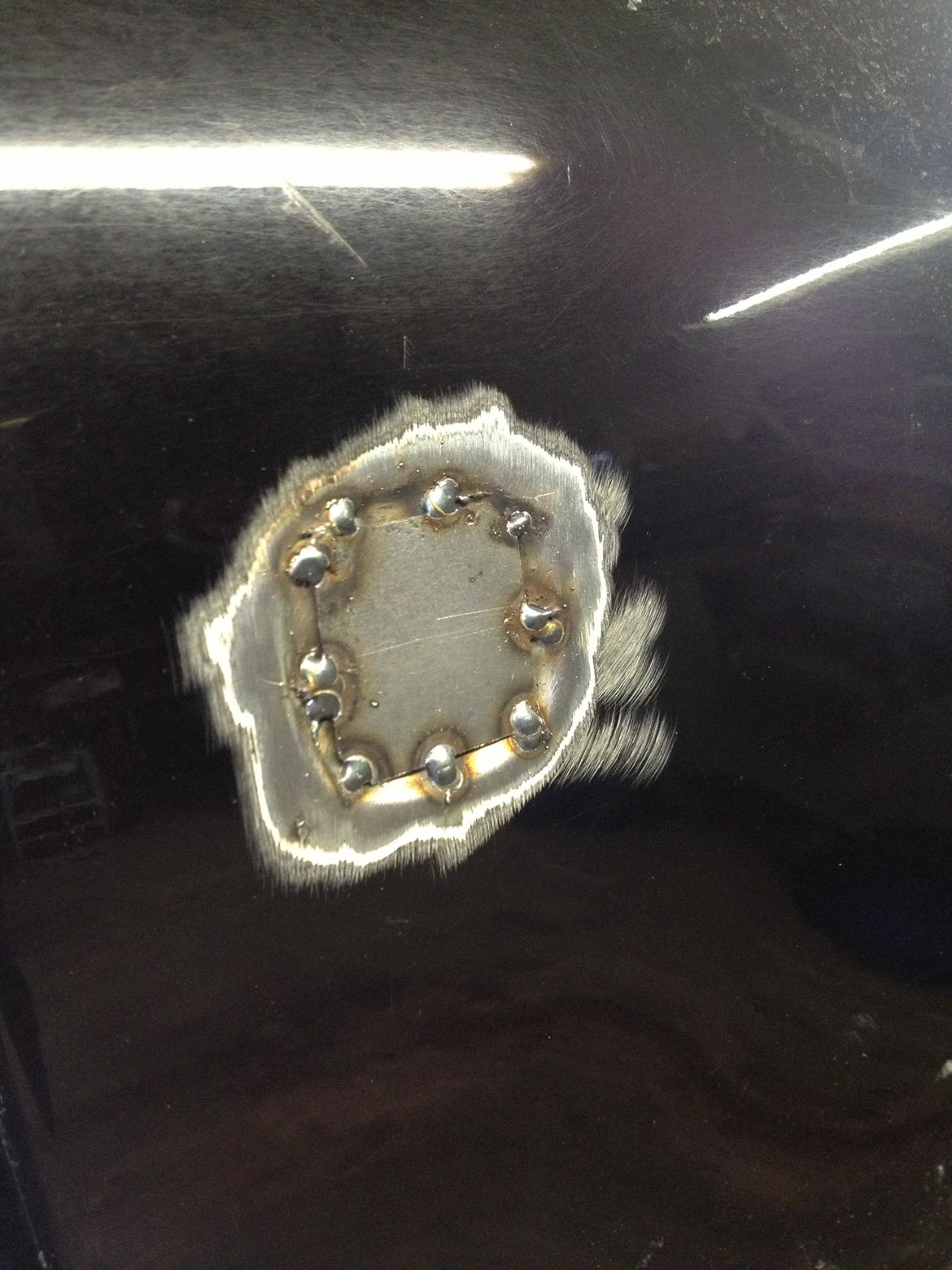 Audi A3 Airrider projekt - fra start til slut!!  - Lille plade svejst i. billede 23