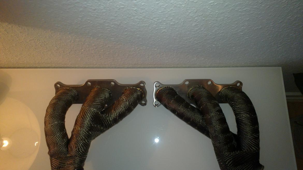 Mazda 626 2.5I V6 GT - Bananmanifolde med DEI heatwrap billede 17