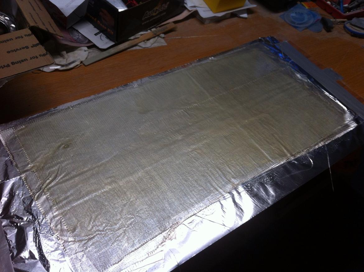 Carina E-xtreme - Ved at støbe en plade til at bygge indtaget i venstre side billede 62