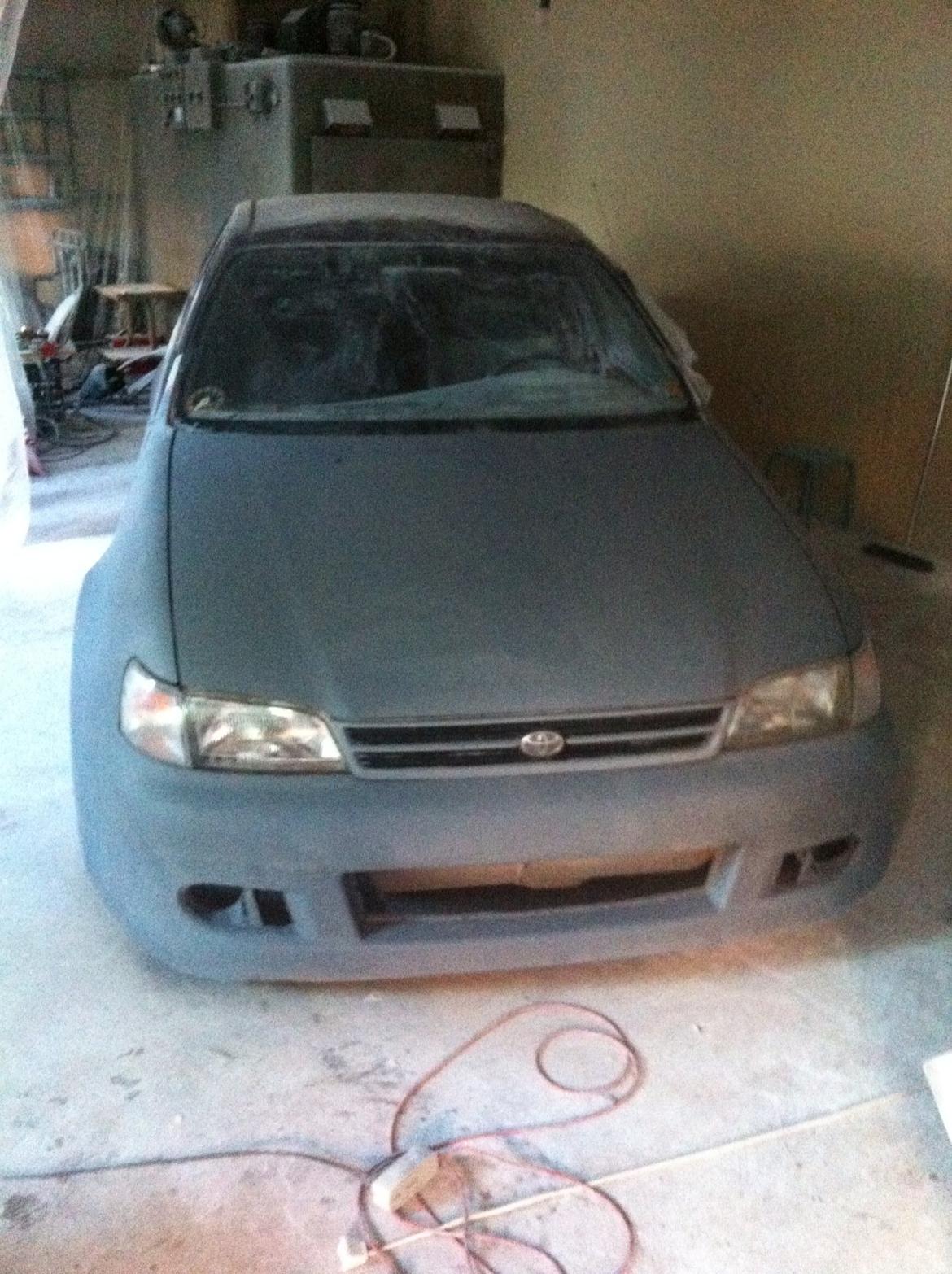 Carina E-xtreme - den "nye" front monteret. Giver et bedre billede når hele bilen har samme farve billede 3