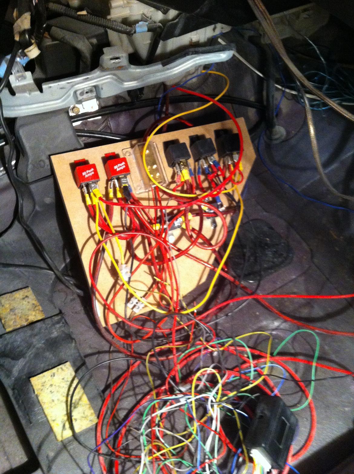 Carina E-xtreme - Ny eltavle under opbygning. Det fylder det møg med shaved doors... billede 93