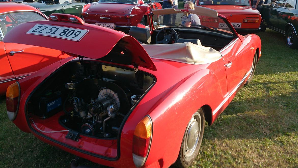 Tørskind Grusgrav - Veterantræf - Volkswagen Karmann Ghia Cabriolet billede 59