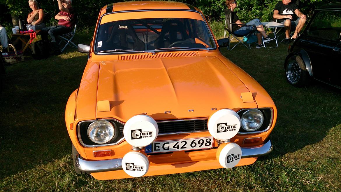 Tørskind Grusgrav - Veterantræf - Ford Escort mk. 1 billede 7