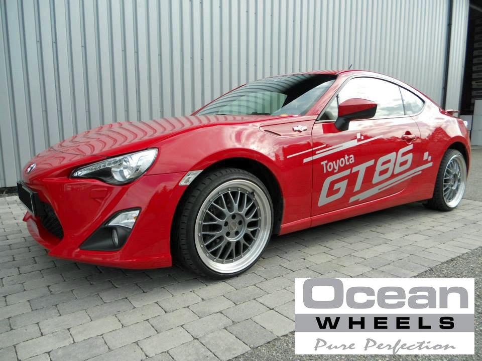 Wheels  - Toyota GT86 18" Ocean timeless Antracit billede 17