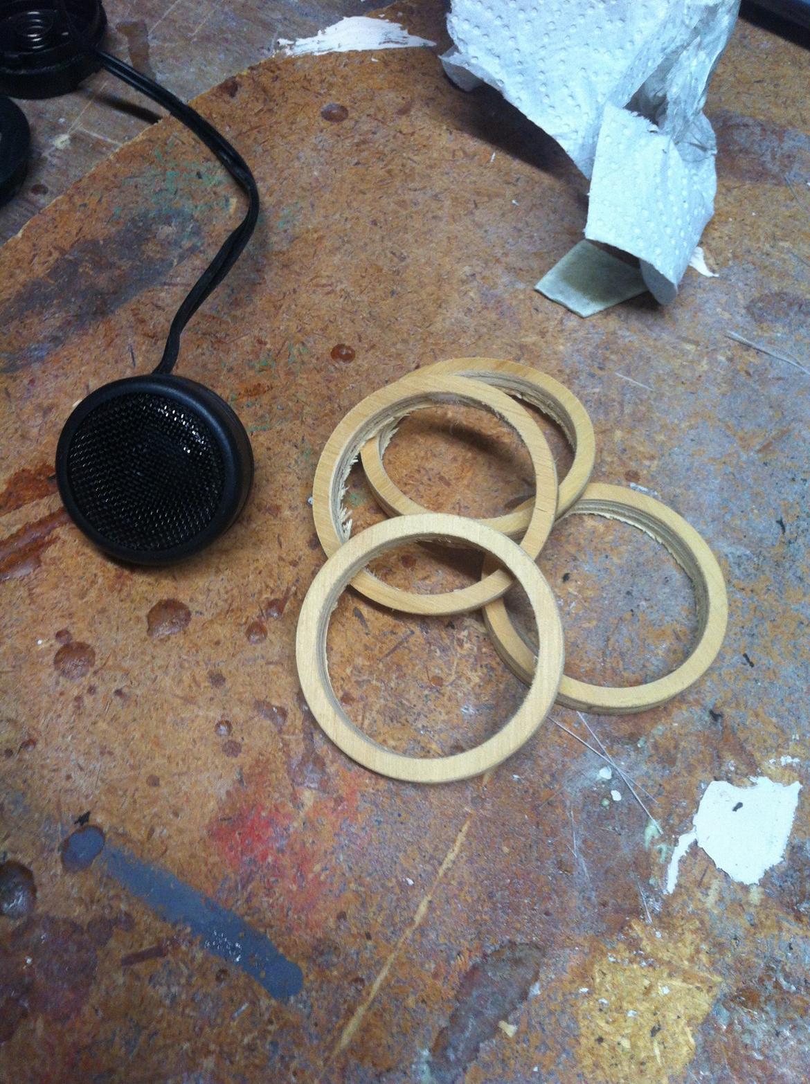 Carina E-xtreme - diskanter kommet. Har lavet monteringsringe i stor stil billede 124