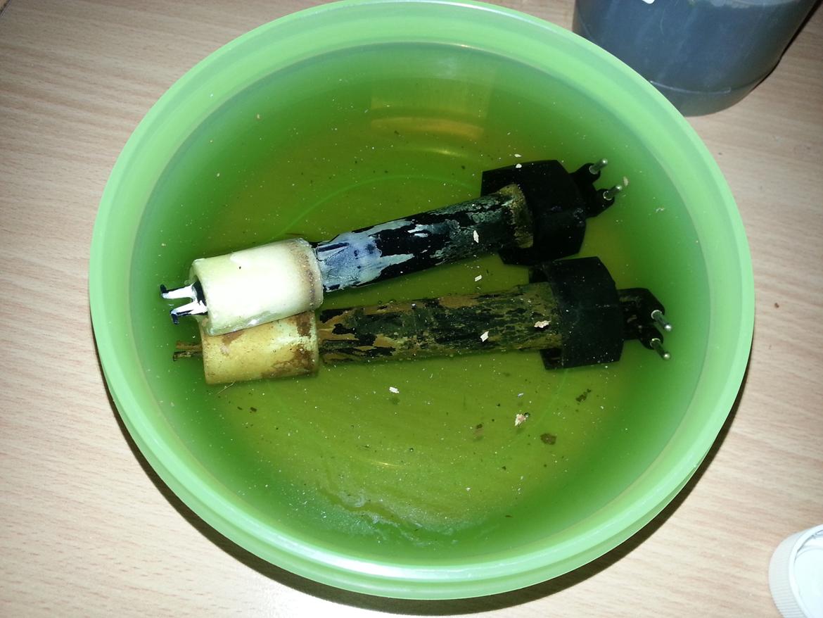 E30 Resning af vand niveau føler. - 10min efter. billede 3