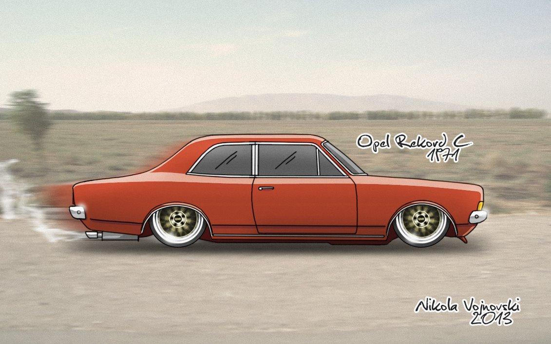 Opel rekord C 1,9s - som den forhåbentlig kommer til og se ud når den er færdig..

farven ved jeg ikke helt endnu.. billede 20