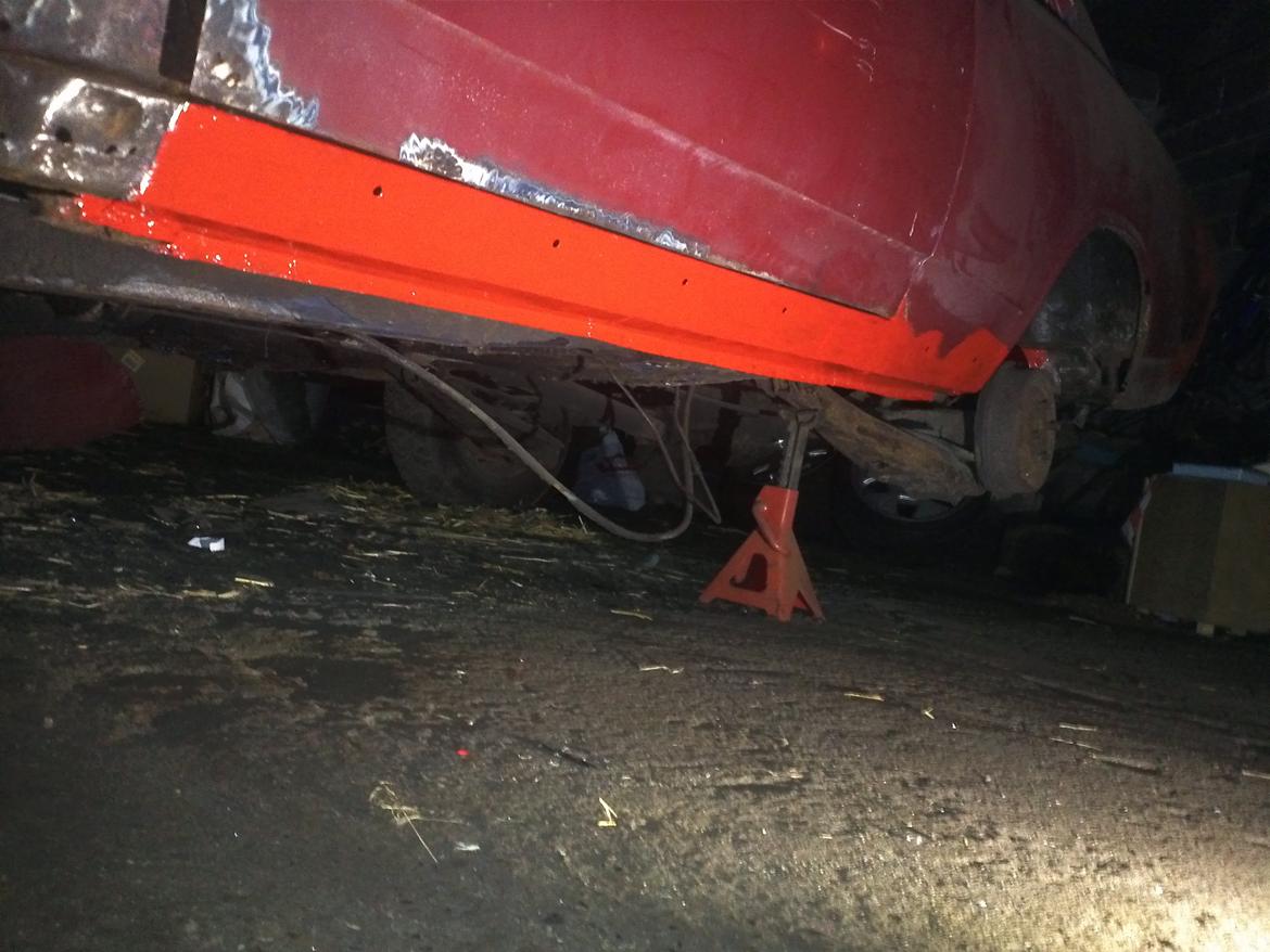 Opel rekord C 1,9s - venstre panel er blevet repareret billede 17