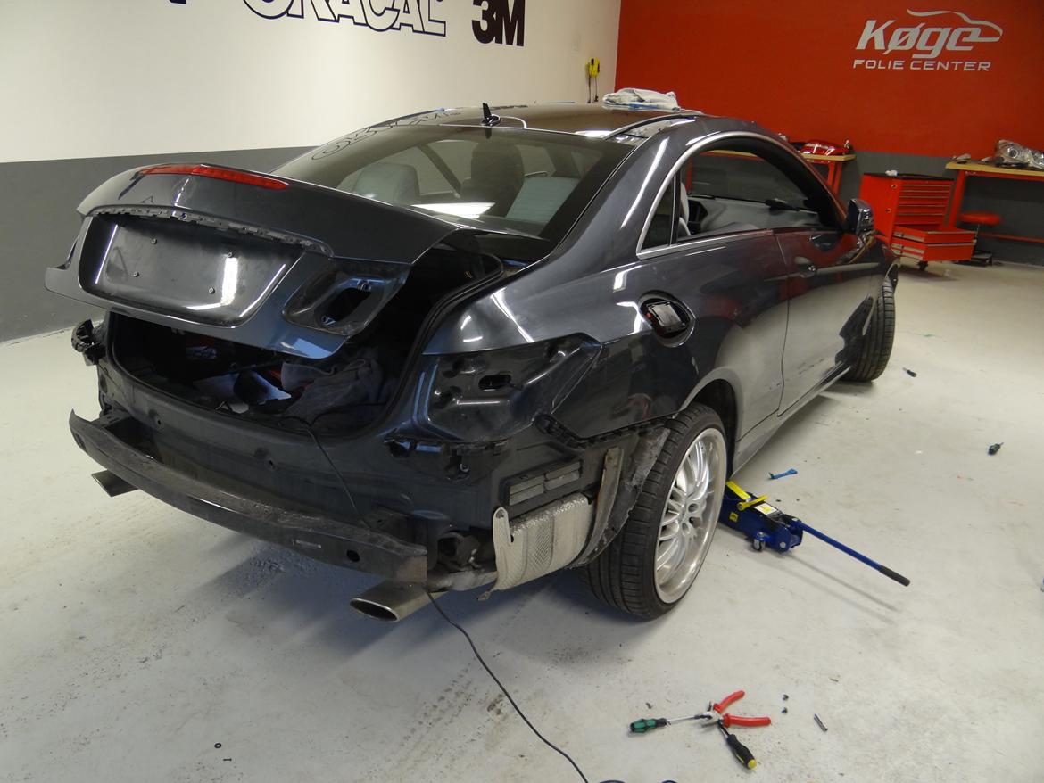 Mercedes Benz E klasse coupe folie billede 6