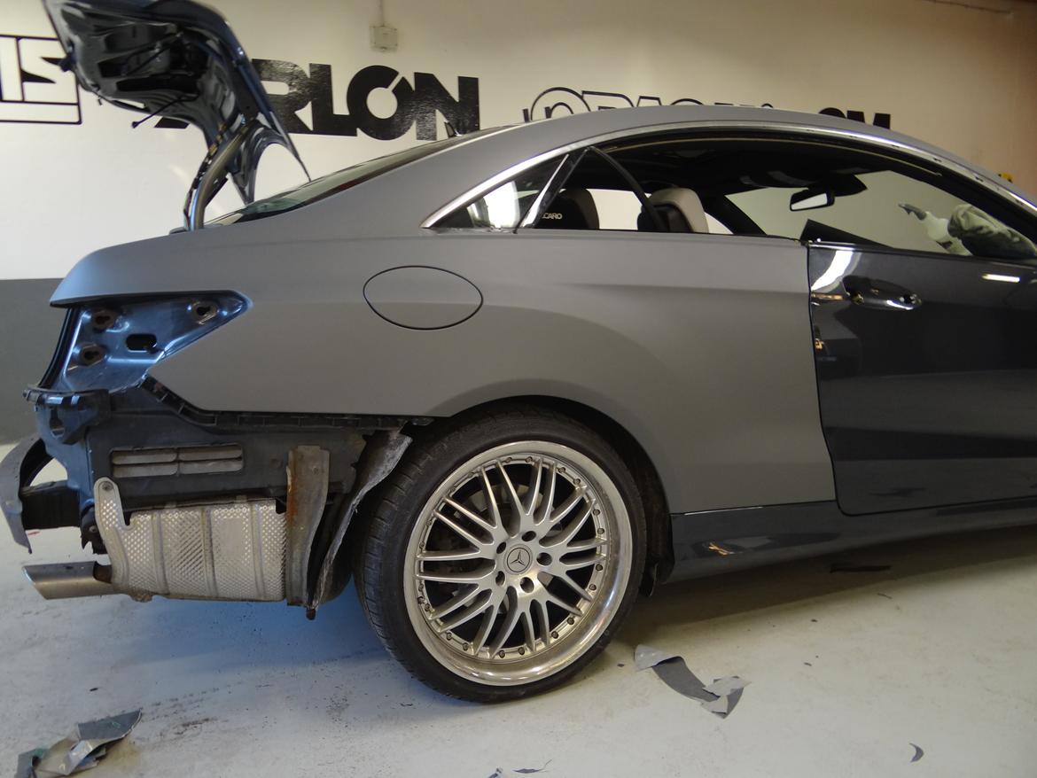 Mercedes Benz E klasse coupe folie billede 13