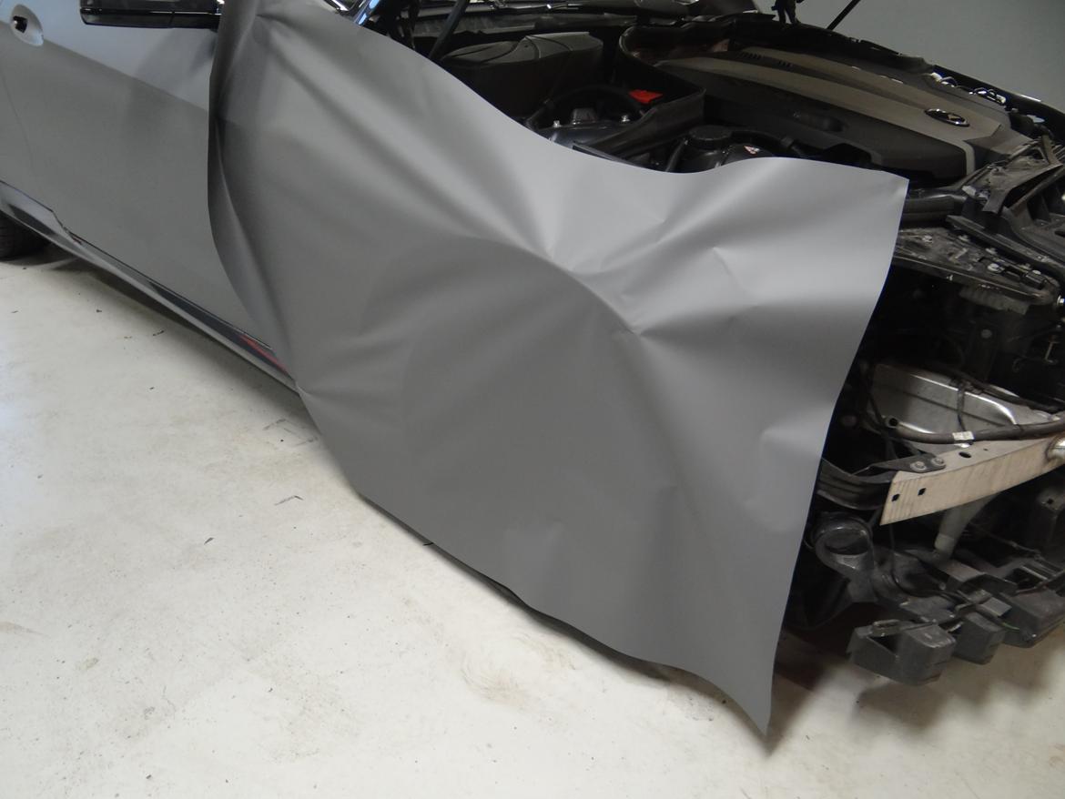 Mercedes Benz E klasse coupe folie billede 16