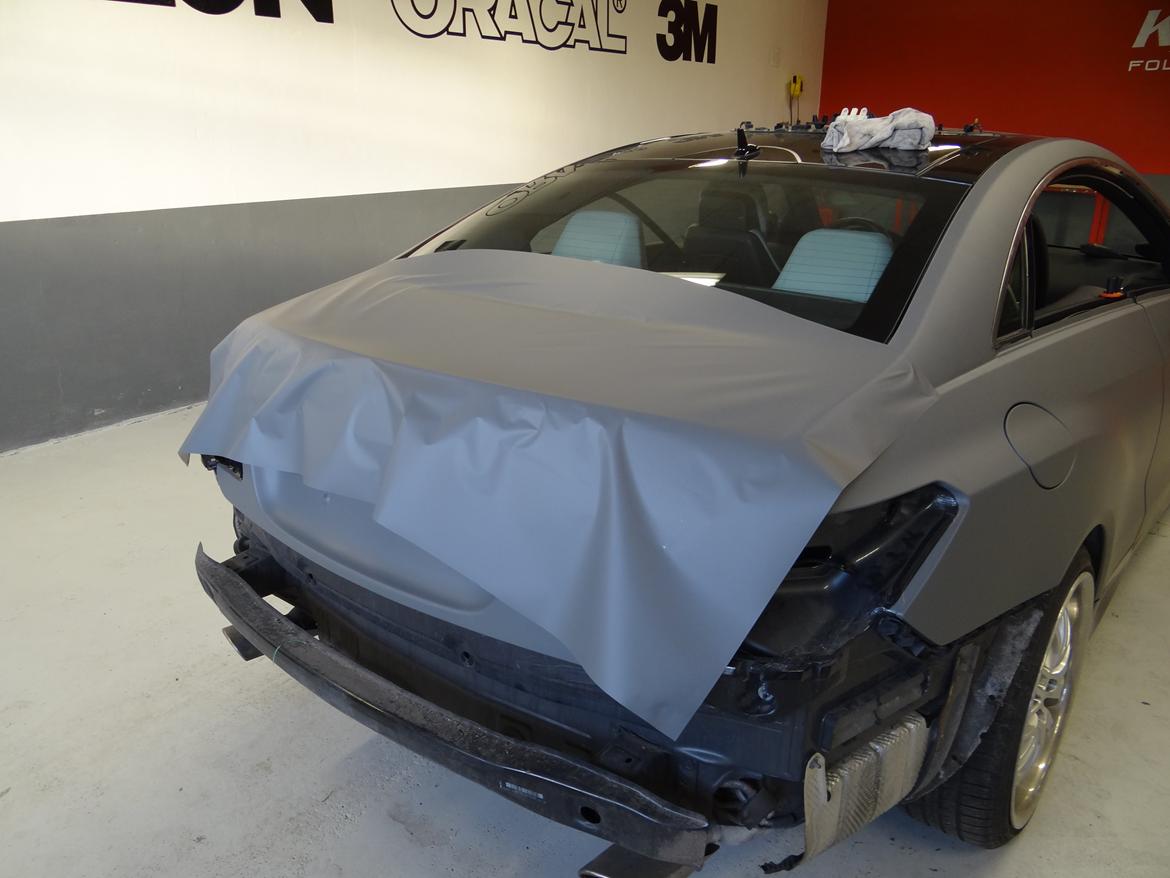Mercedes Benz E klasse coupe folie billede 26