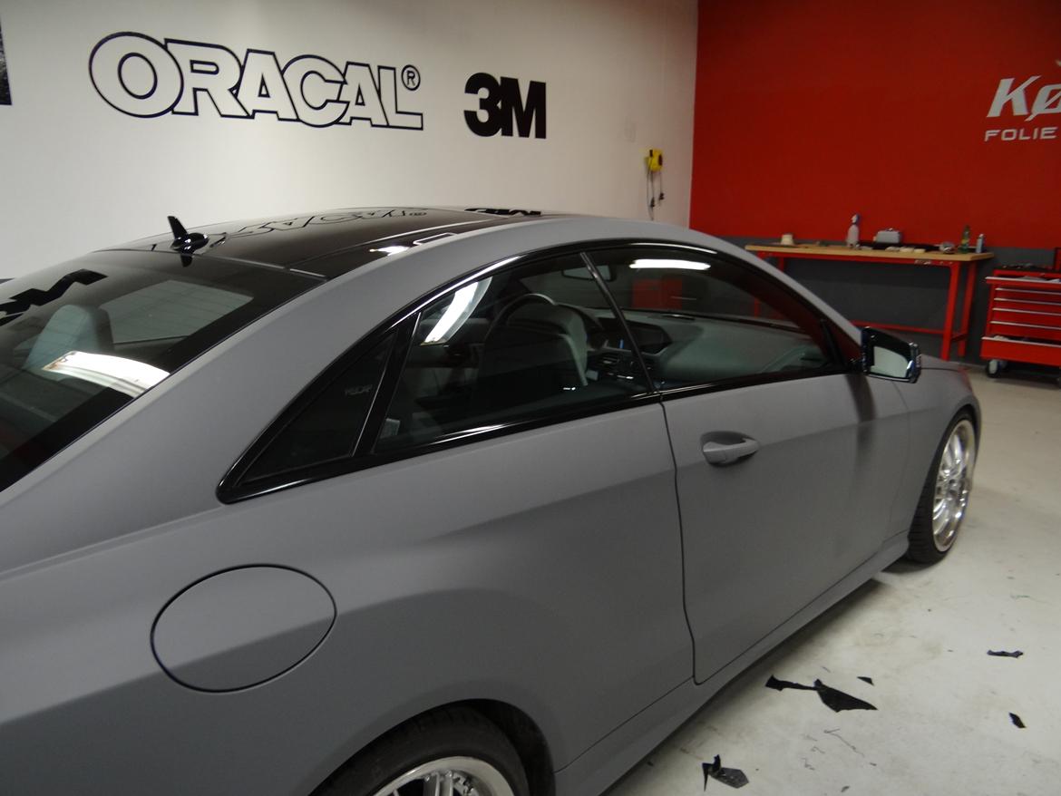 Mercedes Benz E klasse coupe folie billede 61