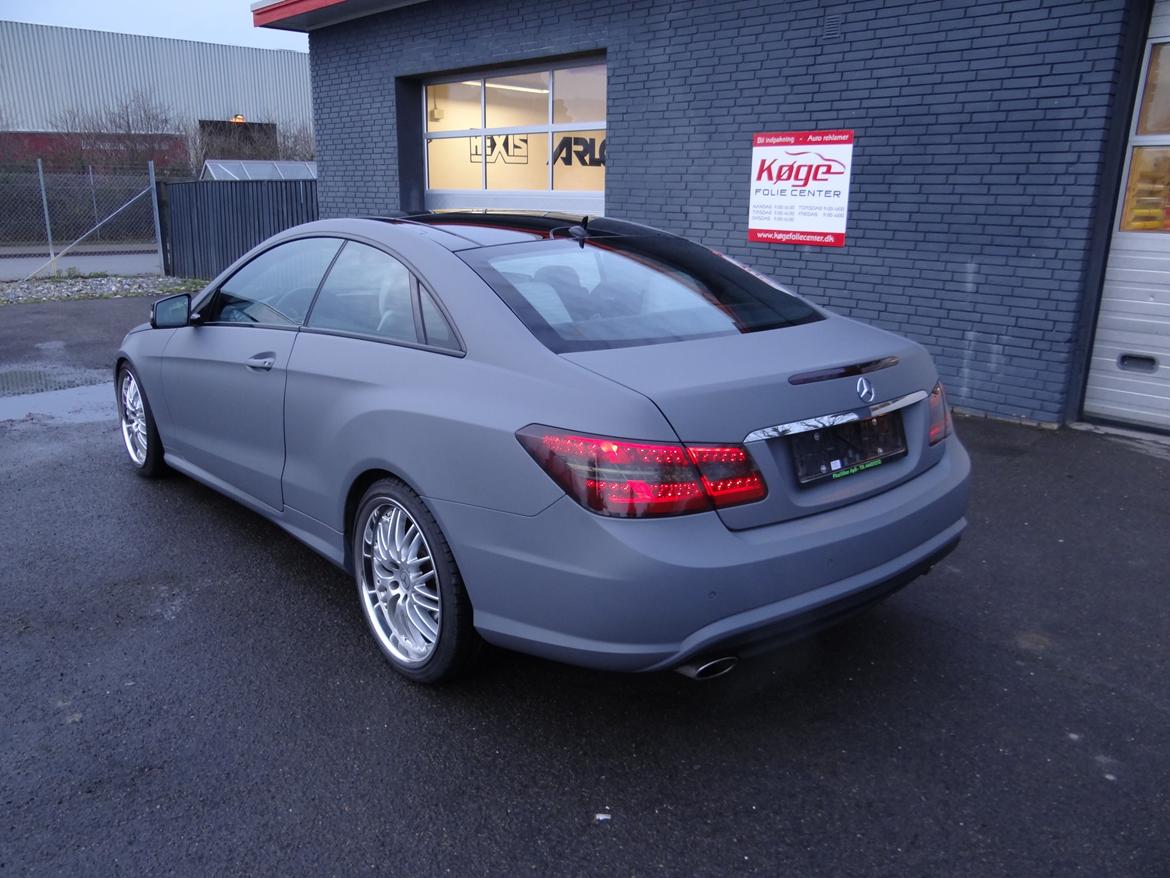 Mercedes Benz E klasse coupe folie billede 87
