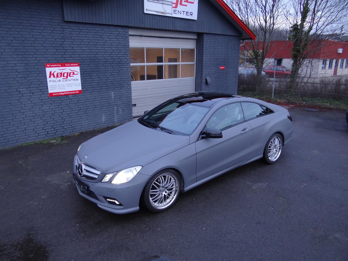 Mercedes Benz E klasse coupe folie billede 89