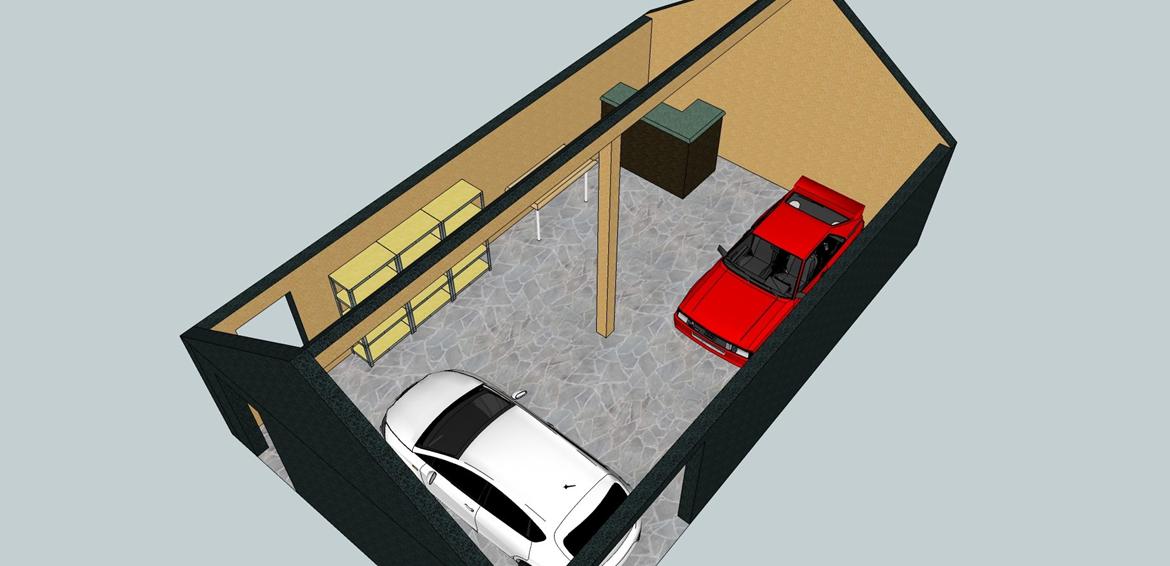 Indretning af garage billede 1