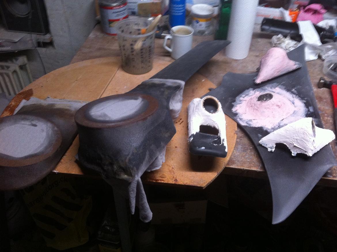 Carina E-xtreme - Projekt højttalere venstre side i fuld gang billede 9