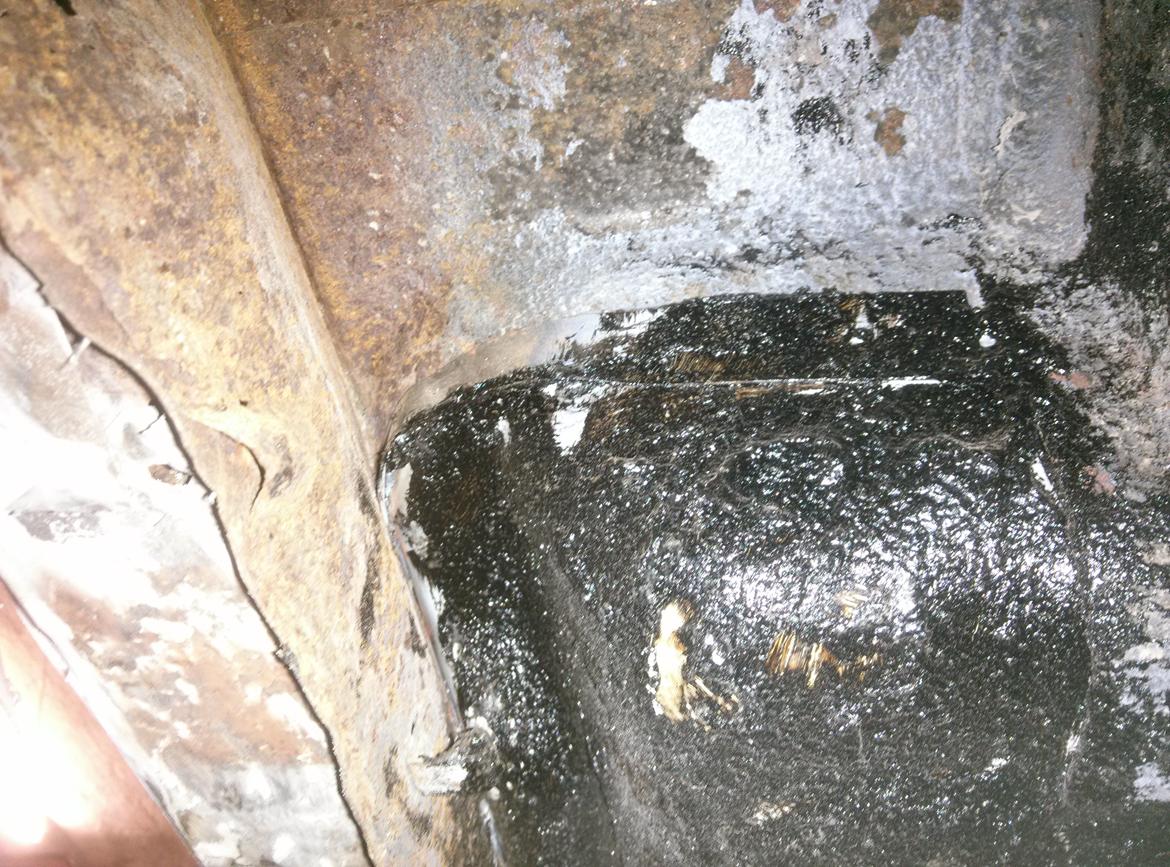 Dodge charger SE 1973 - Før Rep, dem der har haft den før har lappet huller med fuge og lidt plade ovenpå billede 4