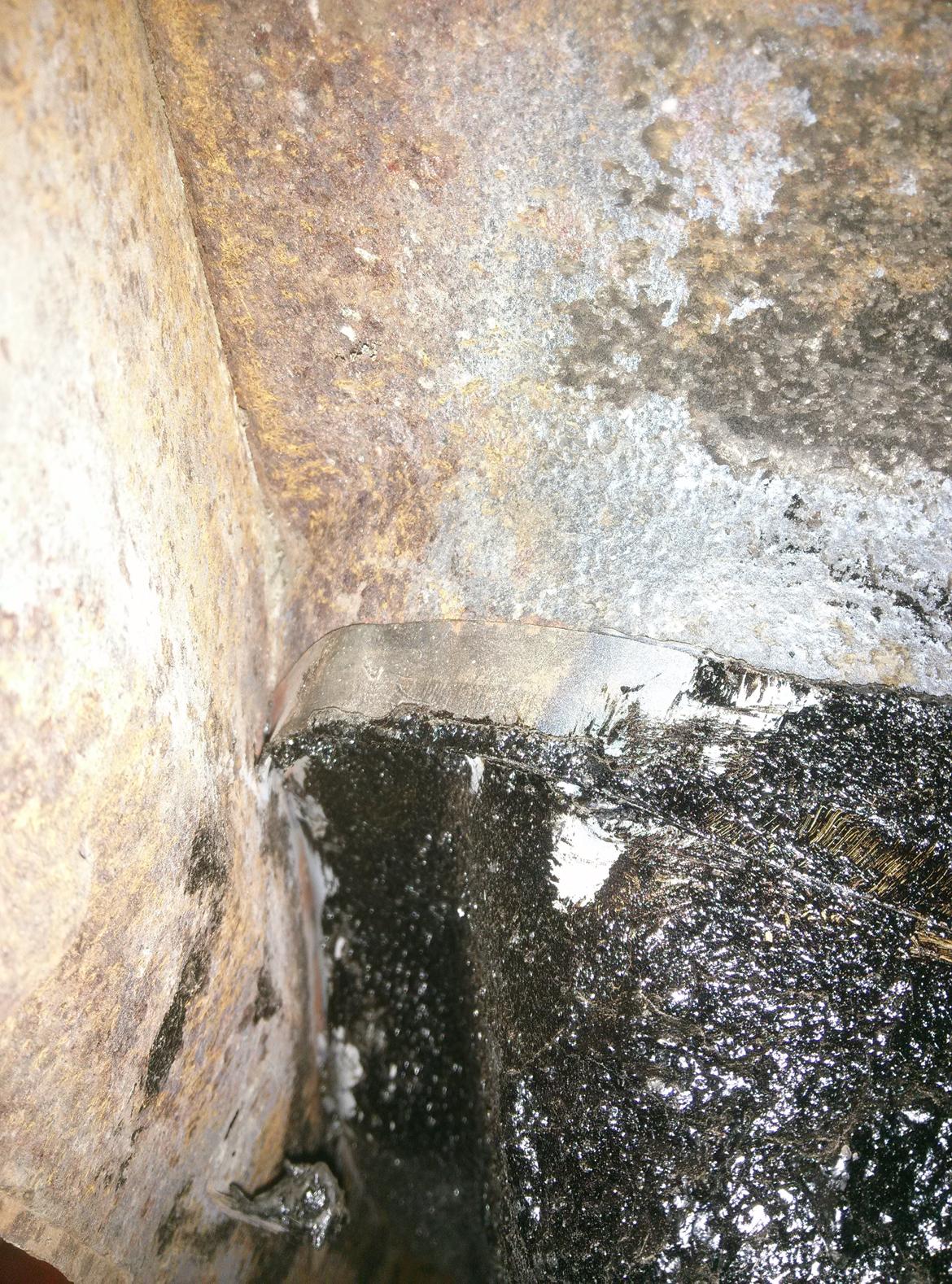 Dodge charger SE 1973 - Før Rep, dem der har haft den før har lappet huller med fuge og lidt plade ovenpå billede 6