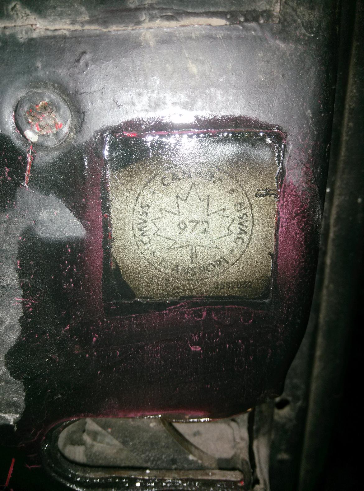 Dodge charger SE 1973 - Godkendelse i døren fra canada billede 72