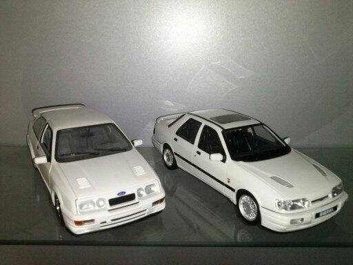 Modelbiler 1:18 1:43 1:87 m.m. - Ford Sierra Cosworth RS 3-dørs samt Ford Sierra Cosworth 4X4. billede 101
