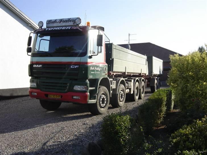 Mine lastbiler gennem tiden - En af de nyere biler ved Freiberg. En 480'er DAF... ganske godt køretøj egentlig... billede 24