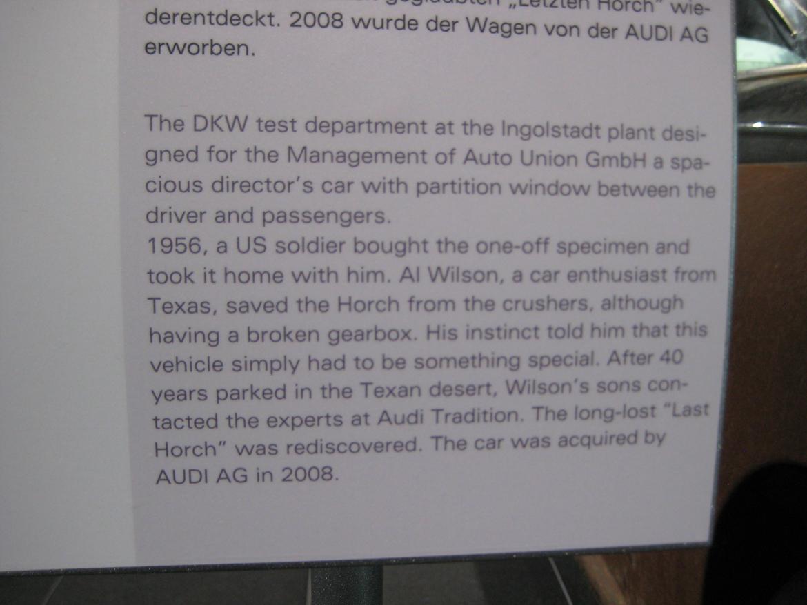 Random Audi Museum Tyskland.. billede 58