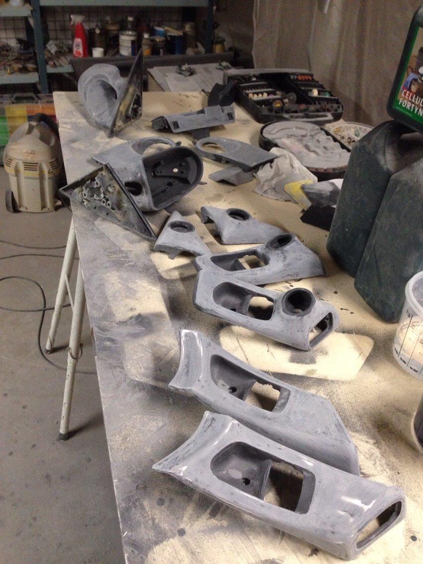 Carina E-xtreme - Same story. Delene slebet og klar til et nyt lag. Så kan kabinen komme i igen billede 220