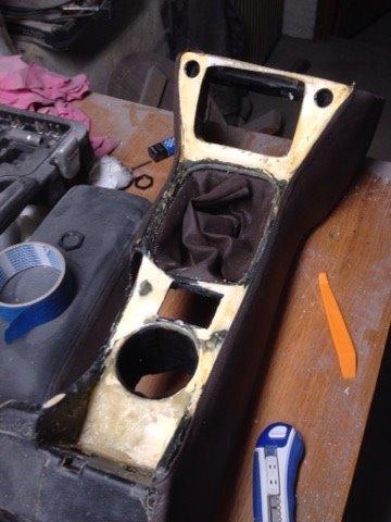 Carina E-xtreme - Nyt sort læder snyde-monteres i midten uden at sy en hel ny beklædning billede 228