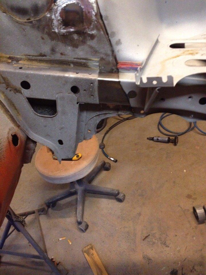 Fiat Uno Turbo 200 hk + projekt  - ny indre vange på plads billede 56