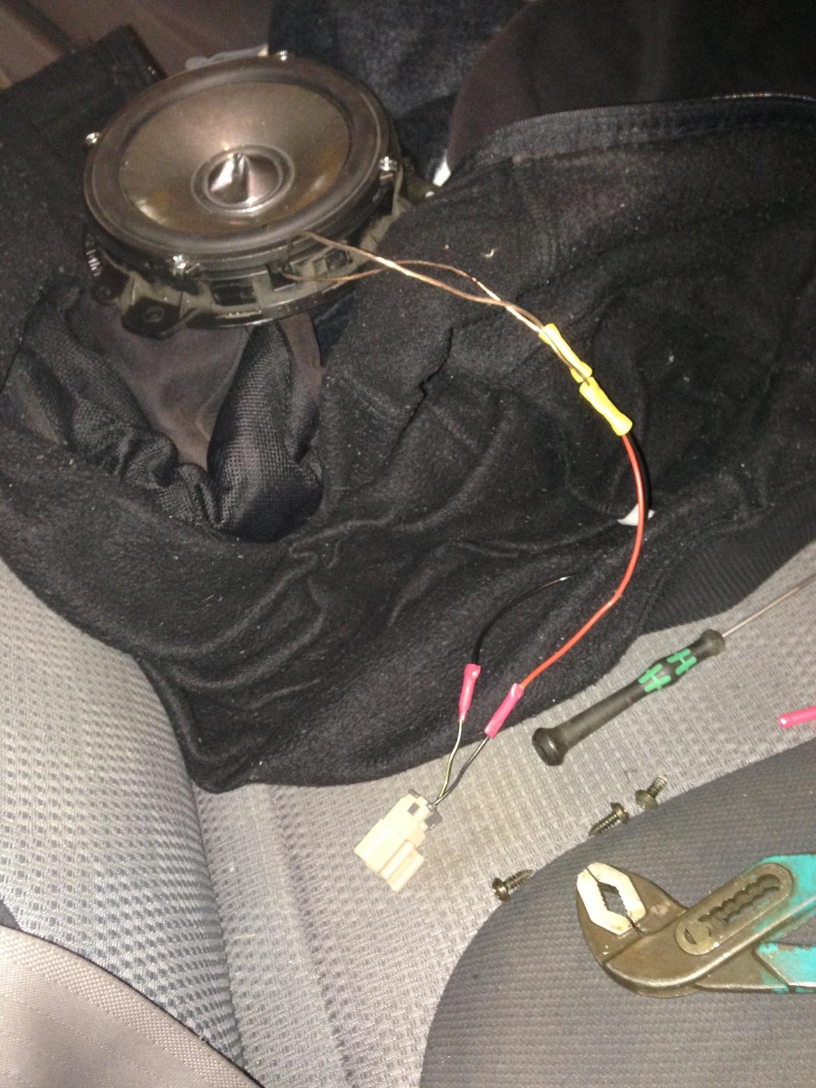 Kia Picanto BA dør højtalere 6,5" - brug de orginale stik for at gør det nemmere billede 12