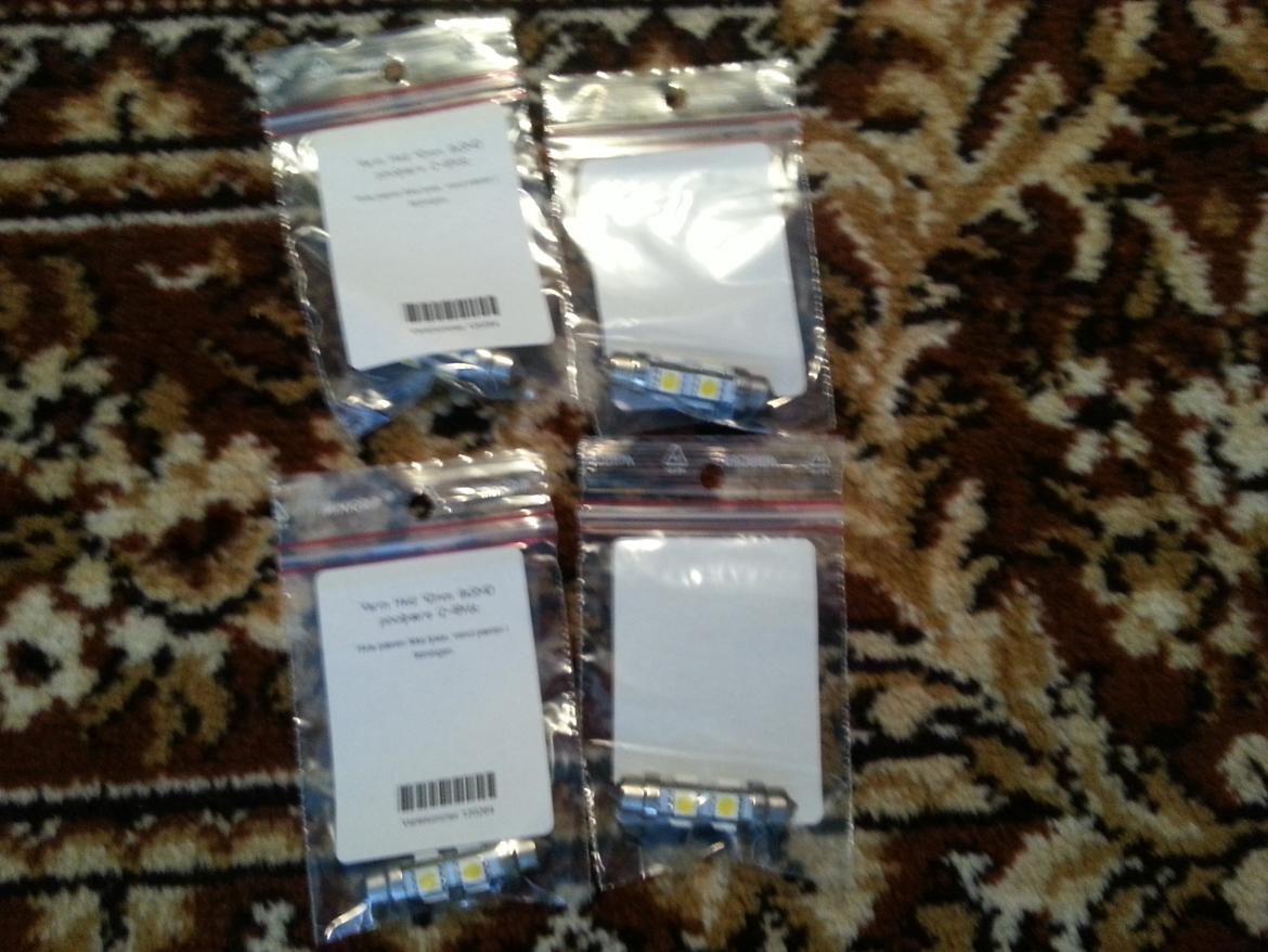 Alfa Romeo 159 Sportwagon - 42mm Pinolpære i Varm Hvid, til Kabinen :) billede 75