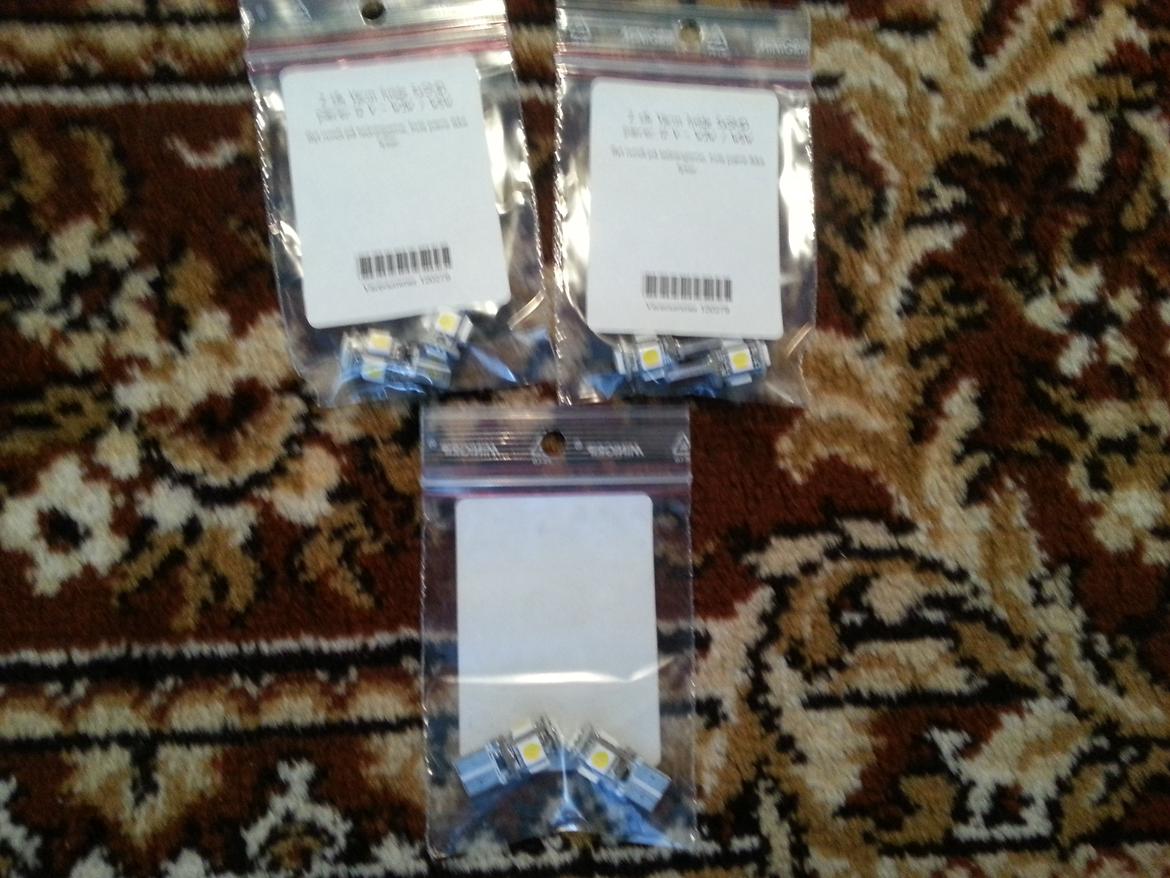 Alfa Romeo 159 Sportwagon - 6 stk Varm Hvid W5W pærer til kabinen :) billede 78